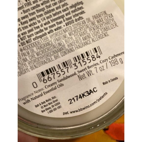 Bath & Body Works “Sunrise Woods” Single Wick Candle - Picture 3 of 4